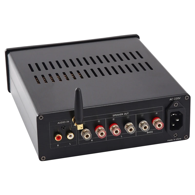 D6 High Power HiFi Dual-core TPA3255 Digital 2.1 Amplifier Bluetooth 5.1 Independent Decoding (Built-in Power Supply)