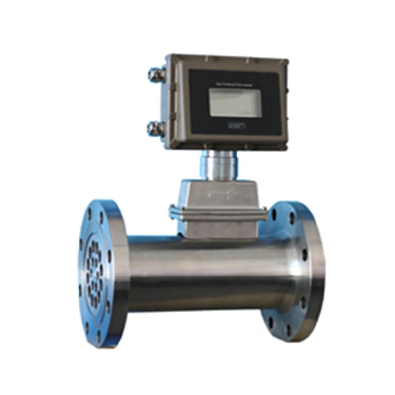Gas turbine flowmeter, output 4-20mA, square header custom OEM support