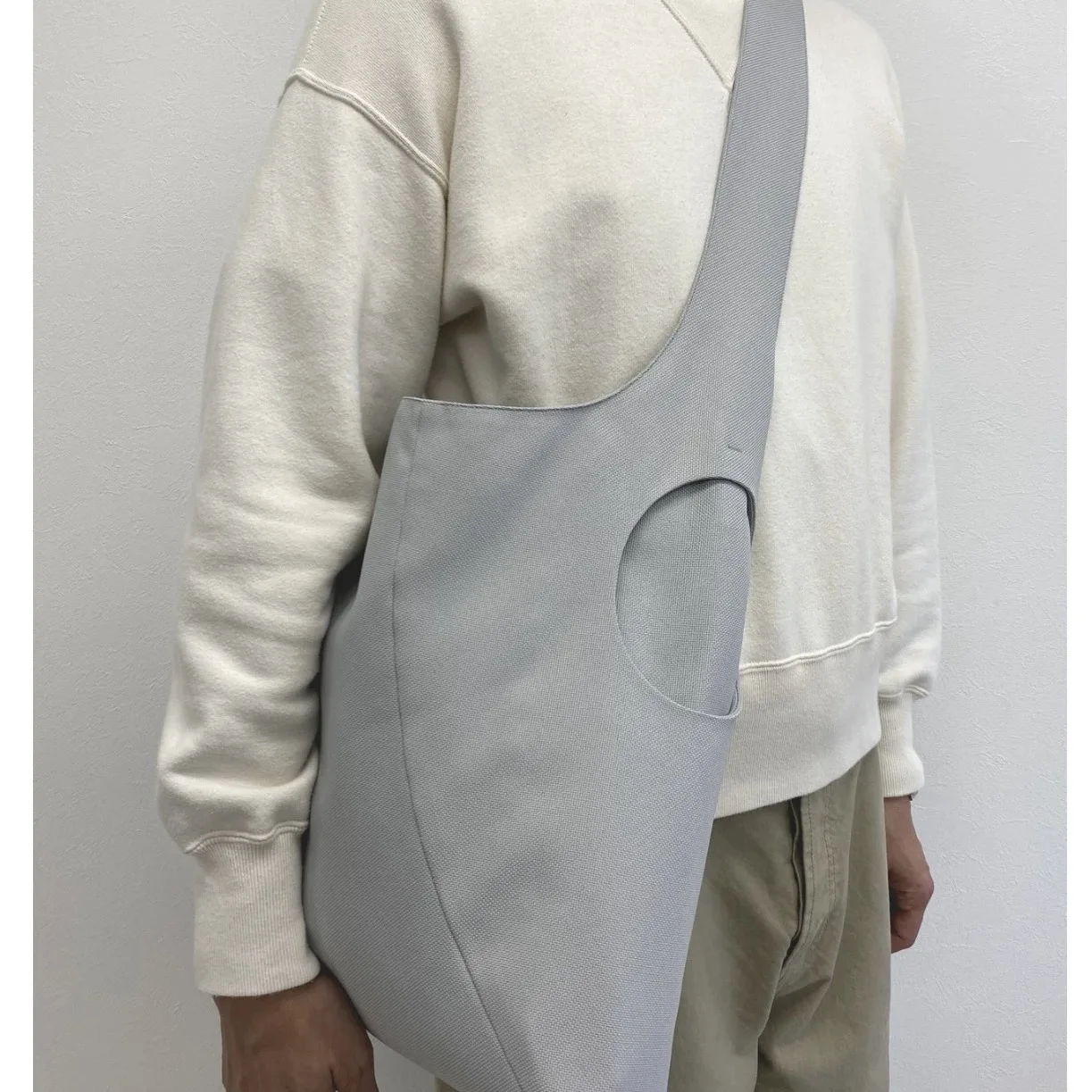 

ay K8.0 Water Bag Pa Casual Crossbody oulder Bag Dumpling ape Cotton Material Single Strap for Young Men And Women