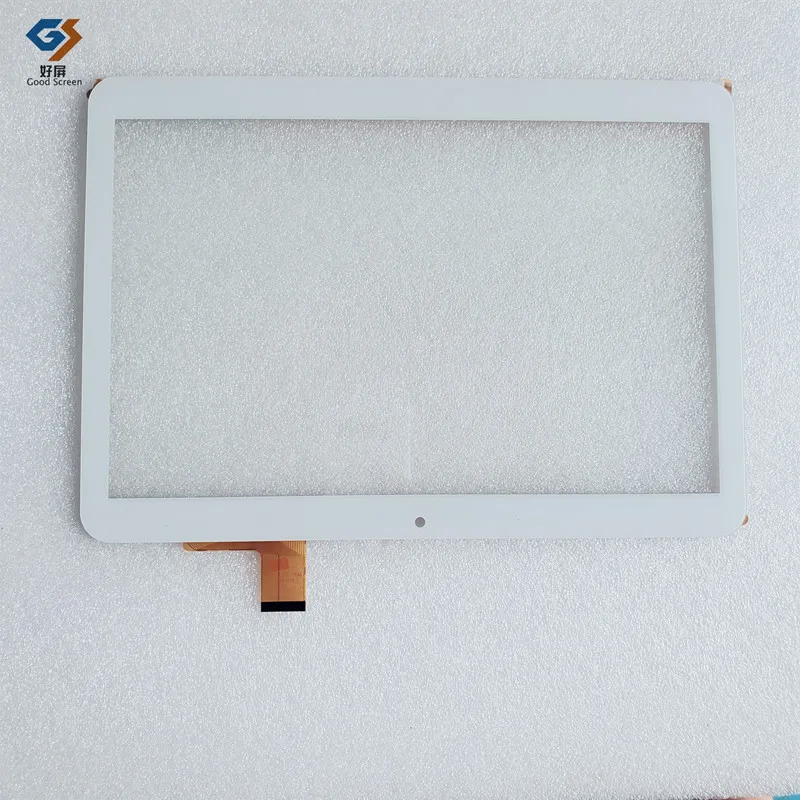 

White 10.1 inch New P/N MJK-0621-FPC Tablet PC Capacitive Touch Screen Digitizer Sensor External Glass Panel