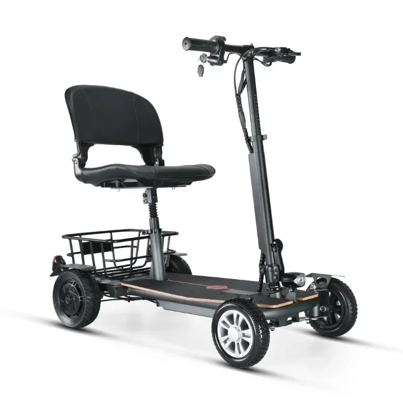 Product Foldable Disability 4x4 Mobility Scooter 4-wheel Disabled Electric Powered Mobility car Handicapped Scooters