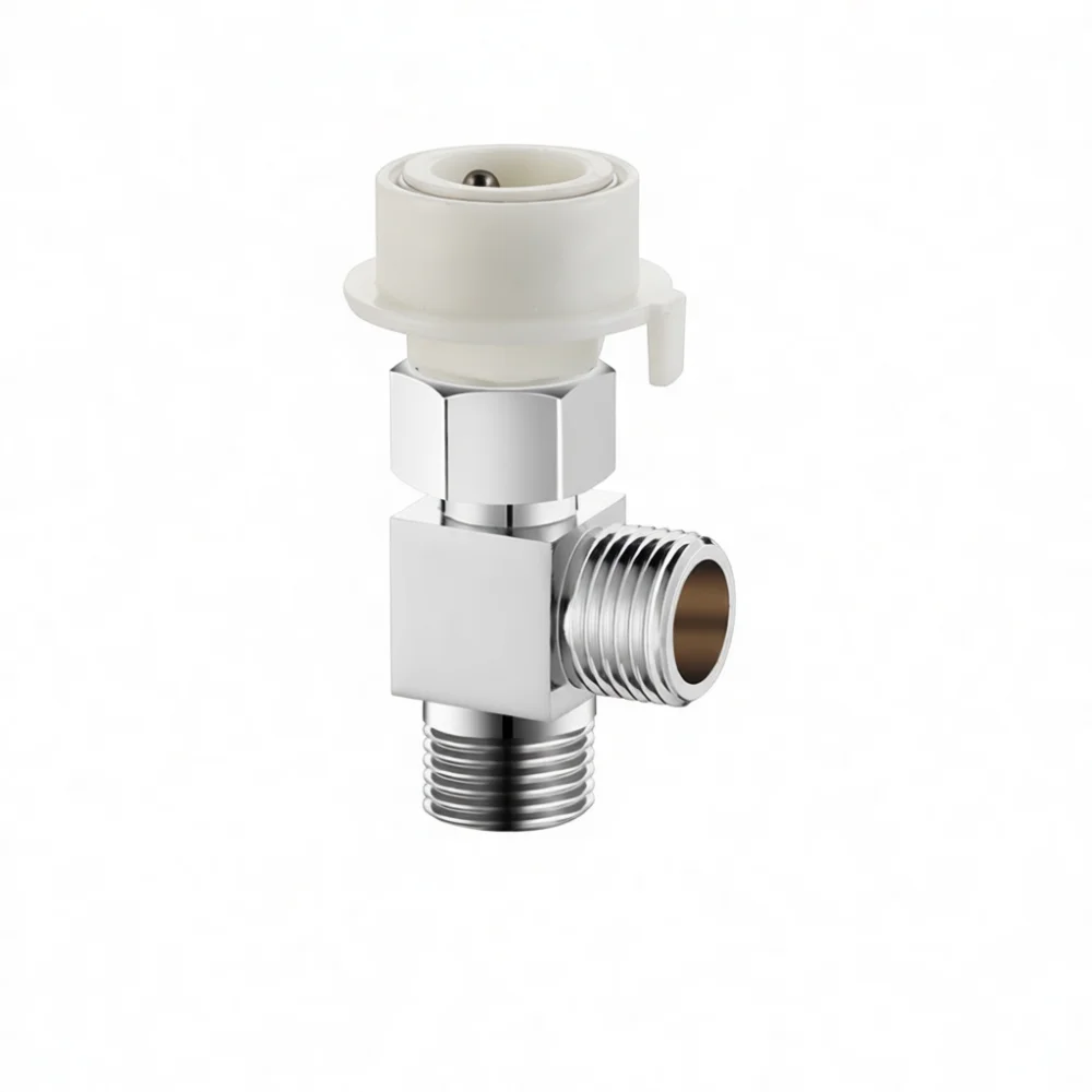 Kitchen Faucet Diverter Valve One In Two Out Adapter Connector For Dishwasher Water Purifier Sink Angle Valve Splitter