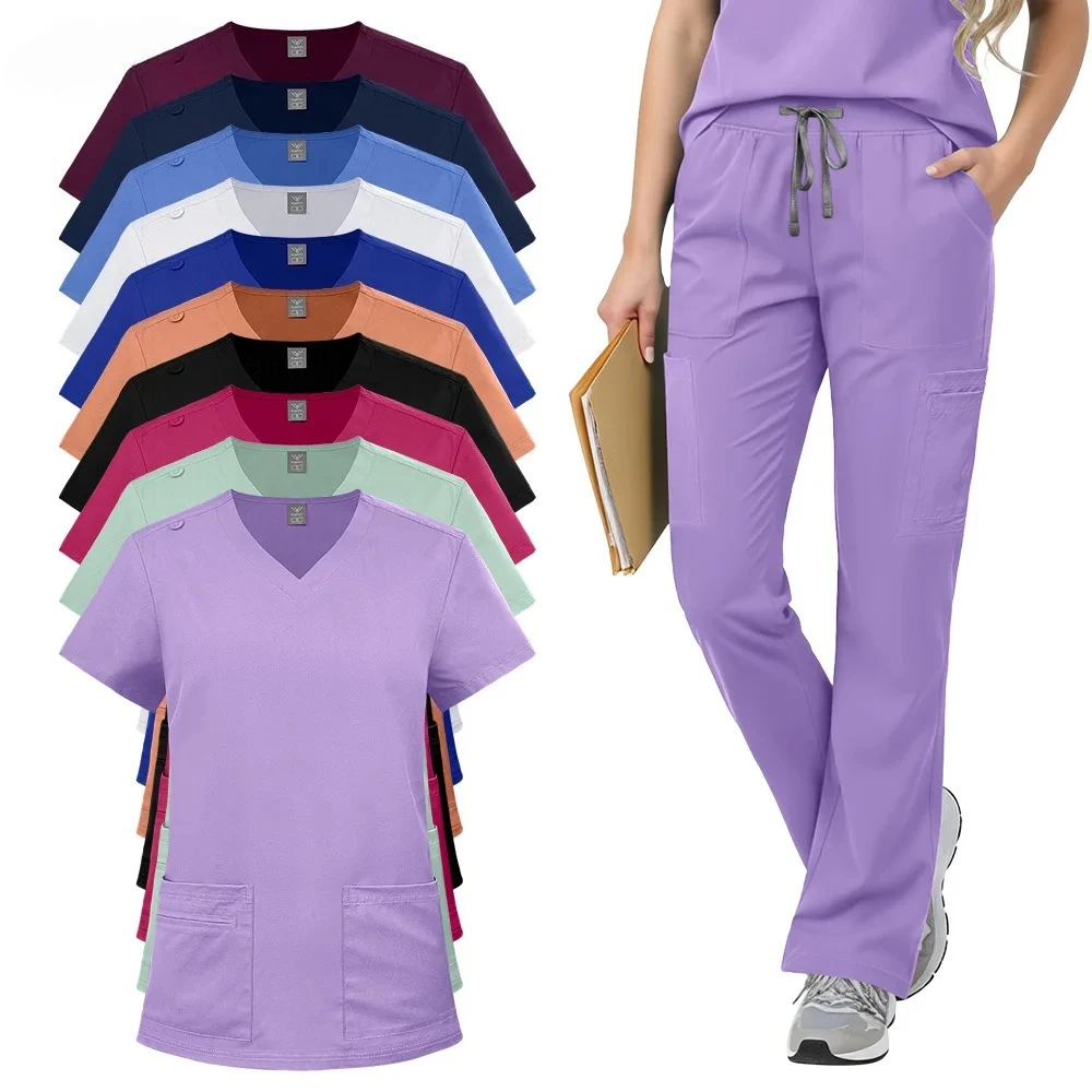 

Легкая дышащая униформа для мастерской — унисекс, устойчивые к морщинам прямые брюки, прочная, легко чистящаяся рабочая одежда