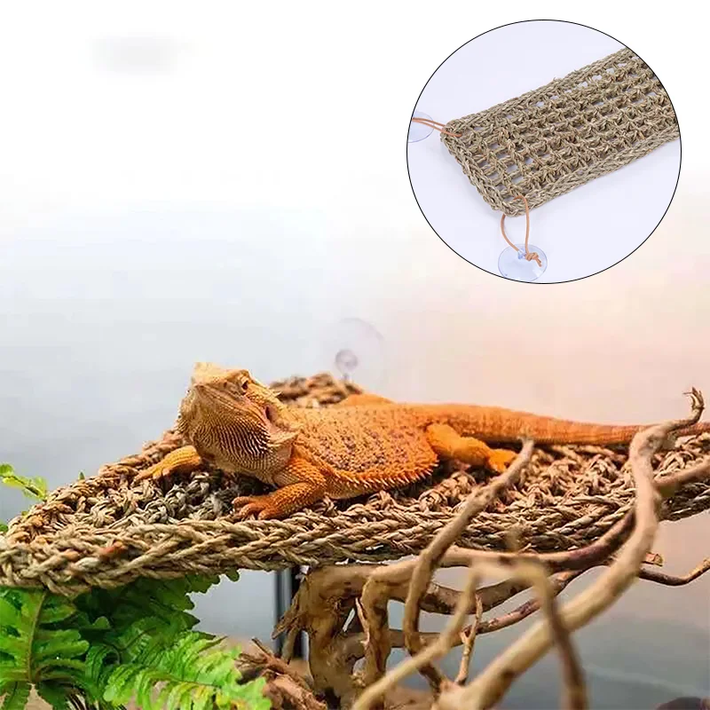 

Reptile Hammock Terrarium Decoration For Lizard Lounger Small Hermit Crabs Geckos Bed Birds Reptile Mats Pets Supplies