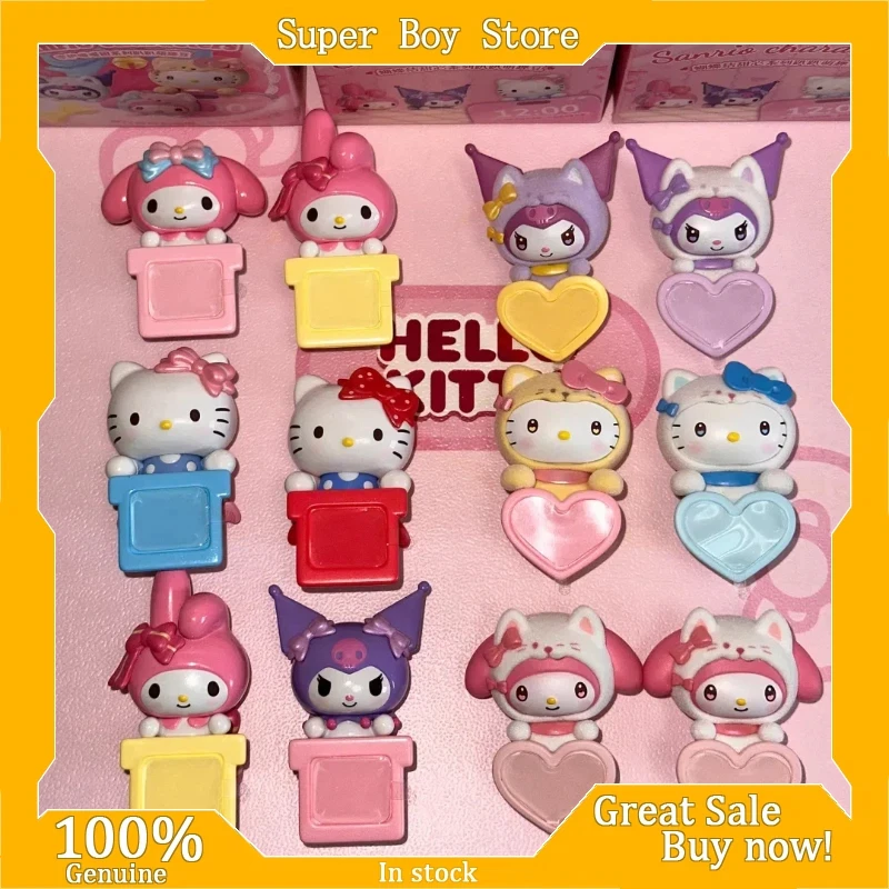 

Sanrio Kuromi Melody Hipper V1 V2 Series слепая коробка Kawiai коллекция аниме-фигурок настольный телефон украшения подарок для девочки
