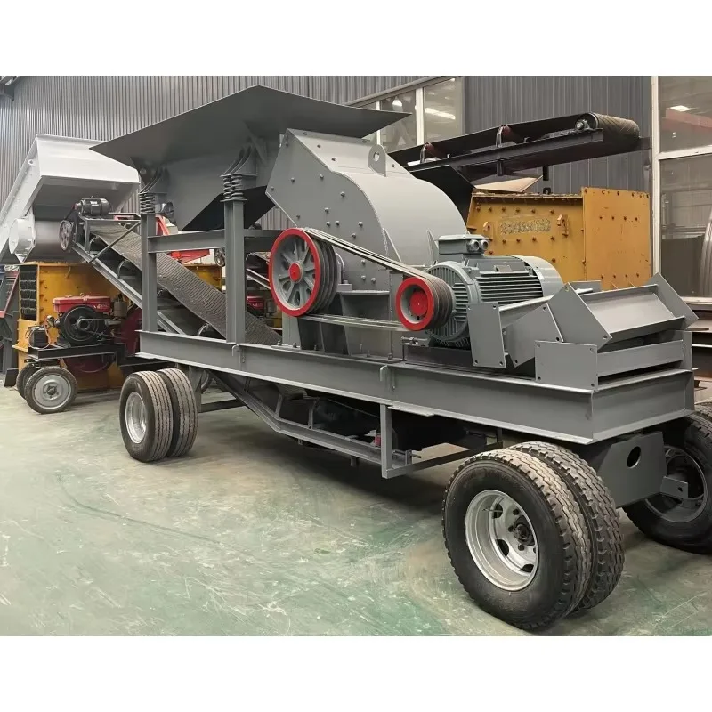 

【Popular】【Popular】Mini Stone Crusher Machine Hammer Crusher For Powder Grinding Stone Making Equipment