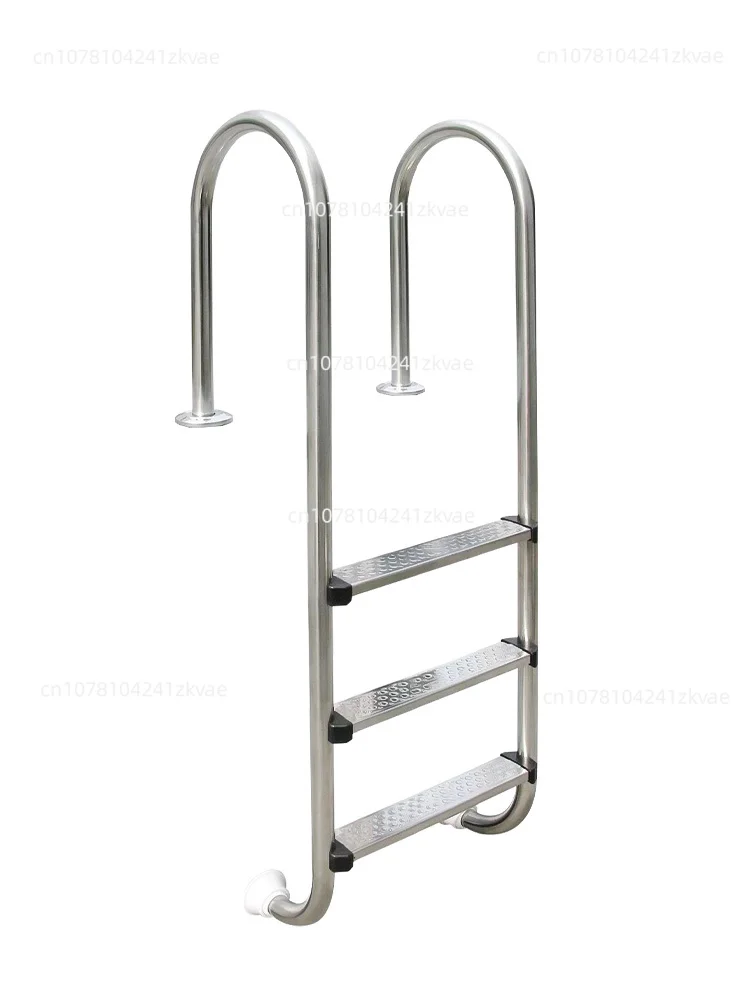 Mermaid  swimming pool 304 stainless steel escalator type handrail pedal thickened ladder pool water ladder ladder