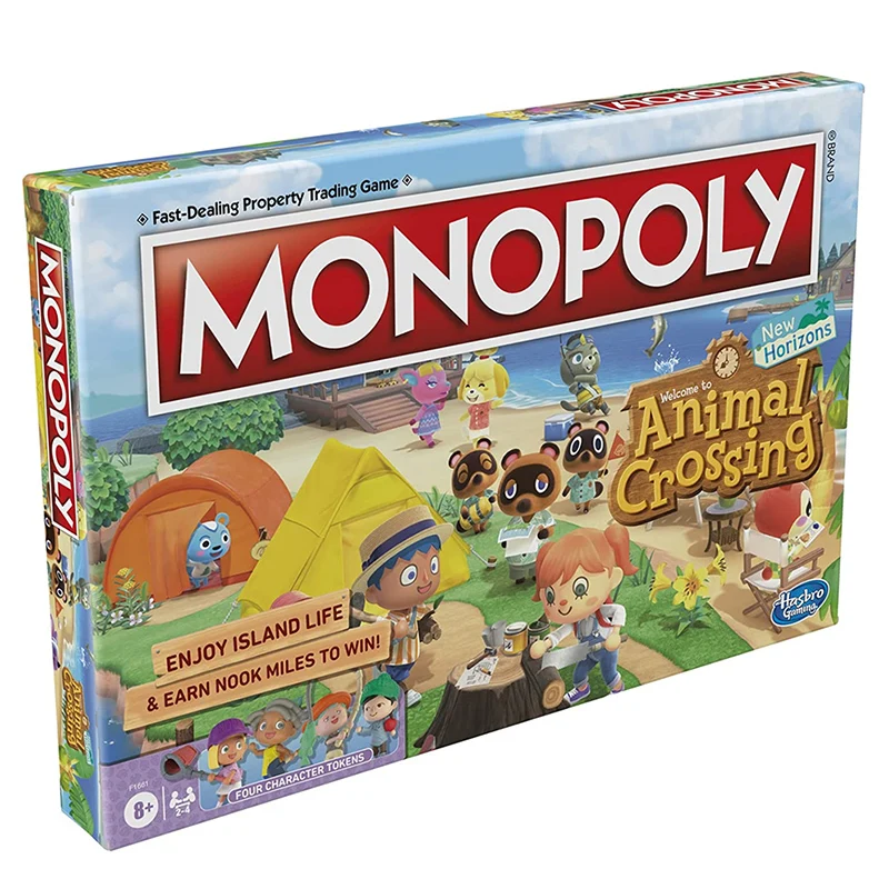 Hasbro Monopoly Animal Crossing Board Game Board Game Parent-Child Interactive Educational Toy Adult Kids Gift