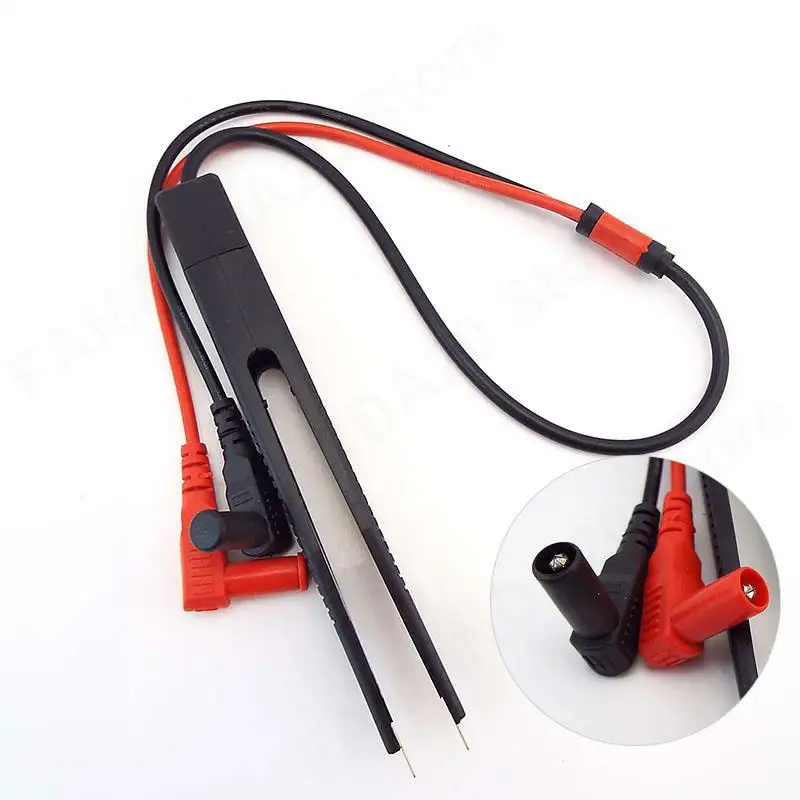 Inductor Test lead Clip pen Probe to banana end cable Pend for Resistor Multimeter Capacitor Meter Components Measure m20