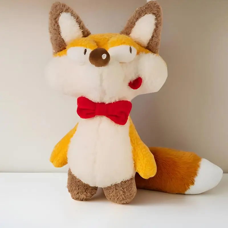 Fox Plush Doll ตุ๊กตาสัตว์ยัดไส้นุ่มน่ารัก Fox Plush ของเล่นน้ําหนักเบาสัตว์โยนหมอน Big Tail Comfort ตุ๊กตาสําหรับ Bed & Home