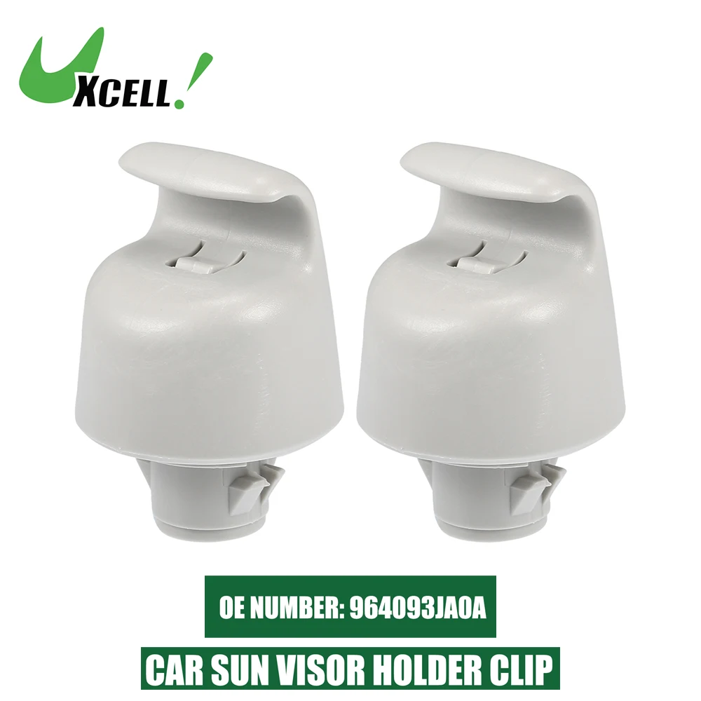 

UXCELL Car Sun Visor Holder Clip Sun Visor Bracket Hook Clips Hanger for Nissan Pathfinder 2013-2022 No.964093JA0A Gray 1/2 Pcs
