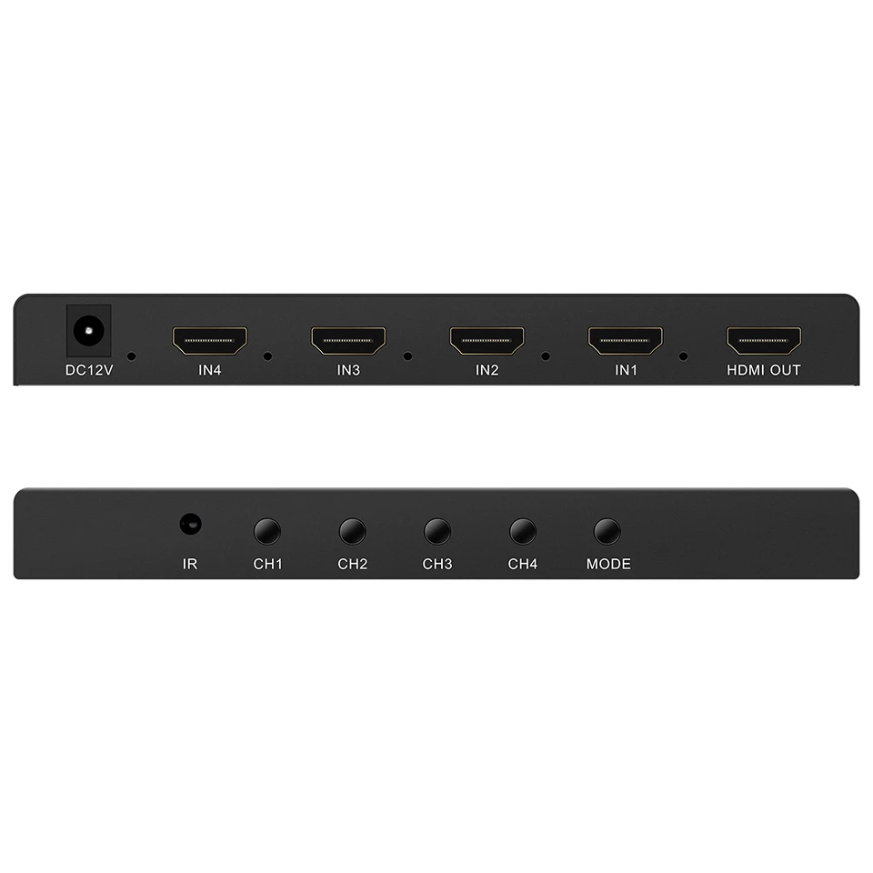 1080P 4x1 HDMI Multi-Viewer HDMI Quad Screen Real Time Multi-Viewer HDMI Splitter Seamless Switcher with IR Control