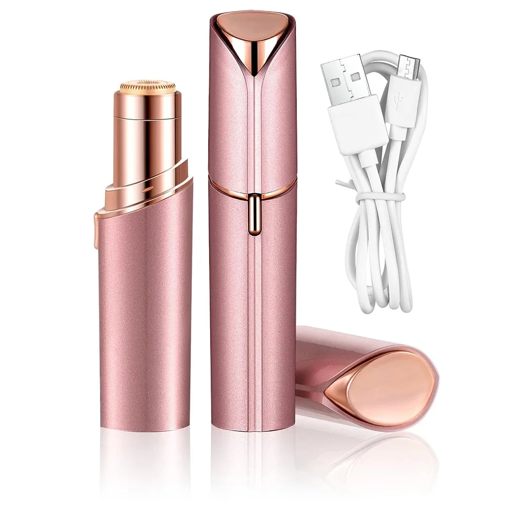 Portable Lipstick Shaped Electric Hair Remover For Women Painless And Effective Facial Hair Removal Home Razor Shaver Tool