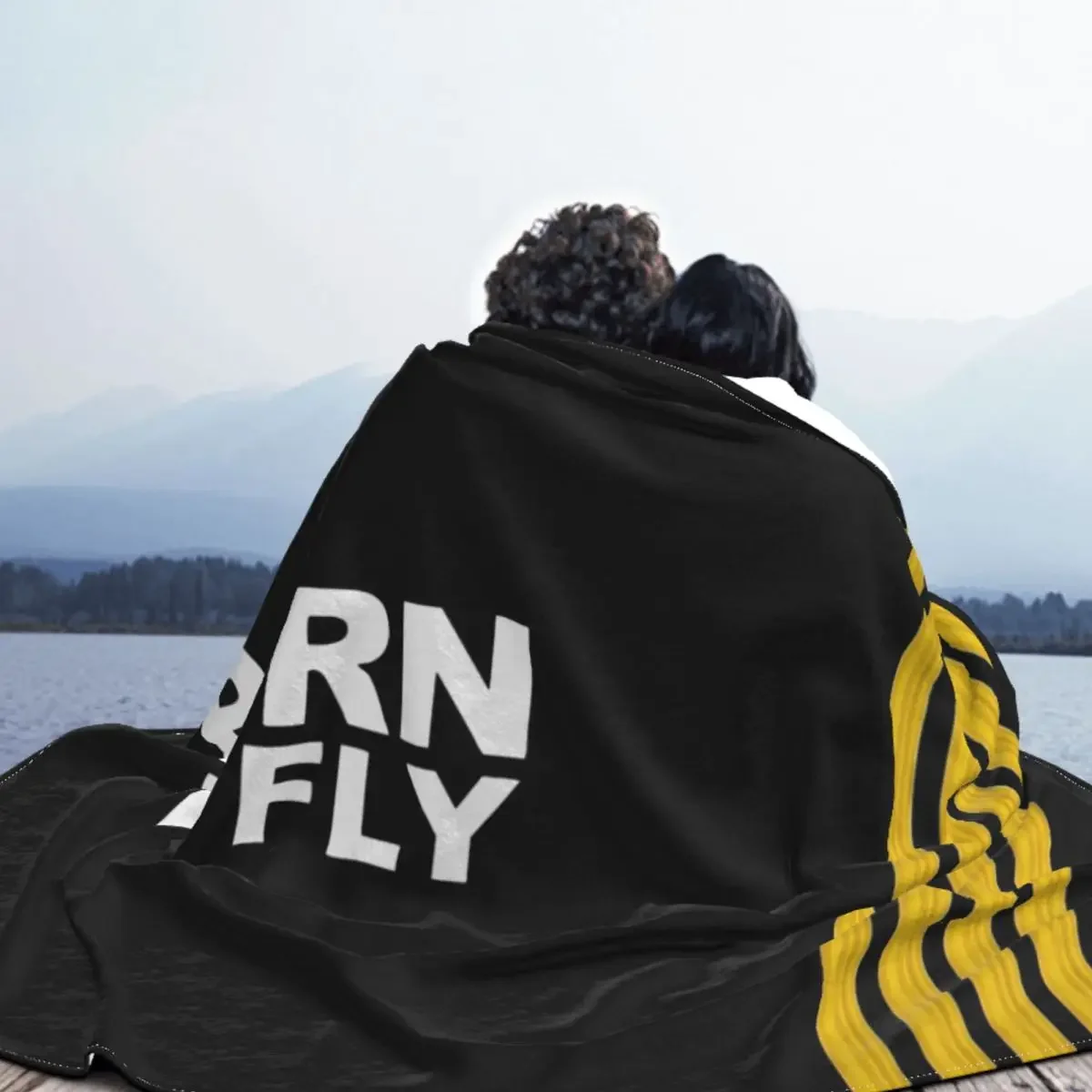 Born To Fly Captain Stripes Plush Blankets Pilot Air Fighter Novelty Throw Blanket for Sofa Bedding Lounge 150*125cm Bedspread