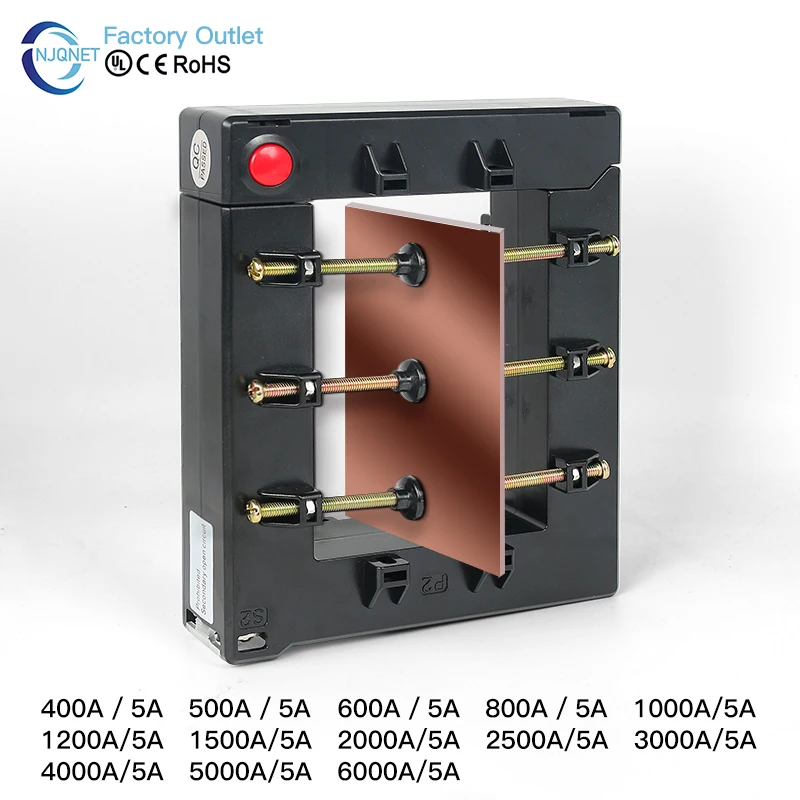 

Split core current transformer QNCTK2-510 1000A/5A 1500A/5A 2000A/5A 05 class Clamp ct open type current transformer sensor