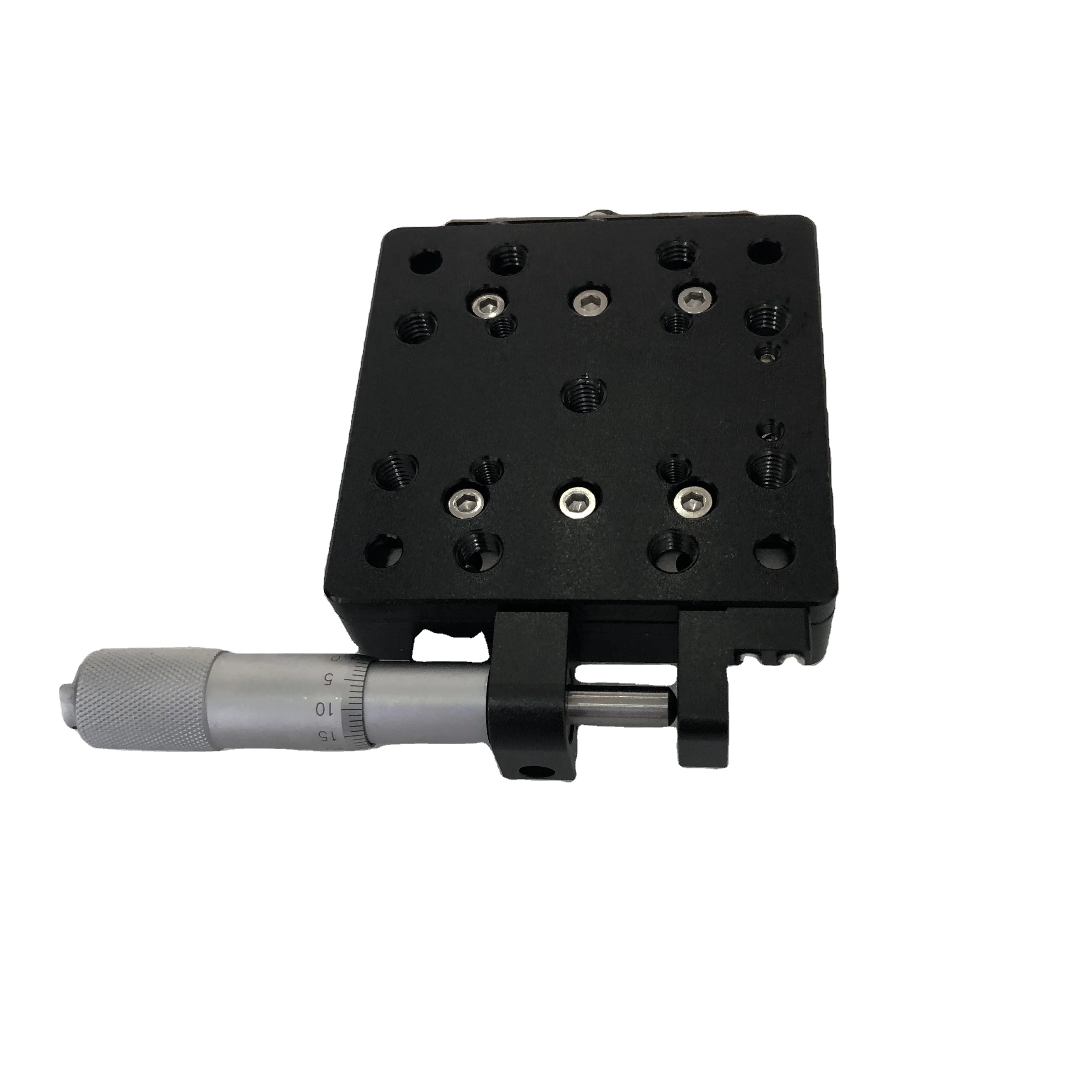LSSP-J-25VC-01 مرحلات الترجمة الخطية اليدوية OEM قابلة للتخصيص حجم المنصة 65 × 65 مم نطاق السفر 25 مم