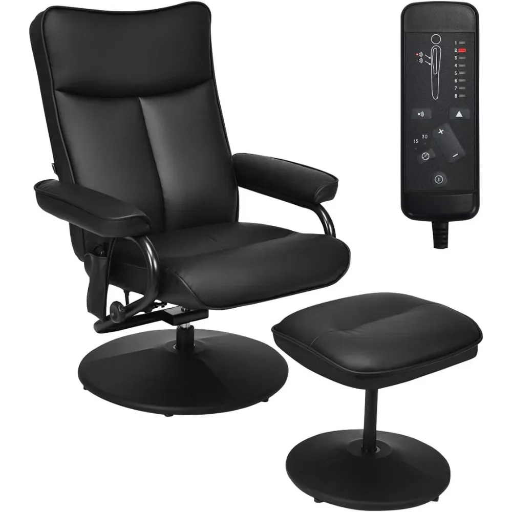 Pedicure Chairs，Electric Massage Faux Leather Rotary Remote Control, Ultra Stretchable Soft Cushion Seat Pedicure Chairs