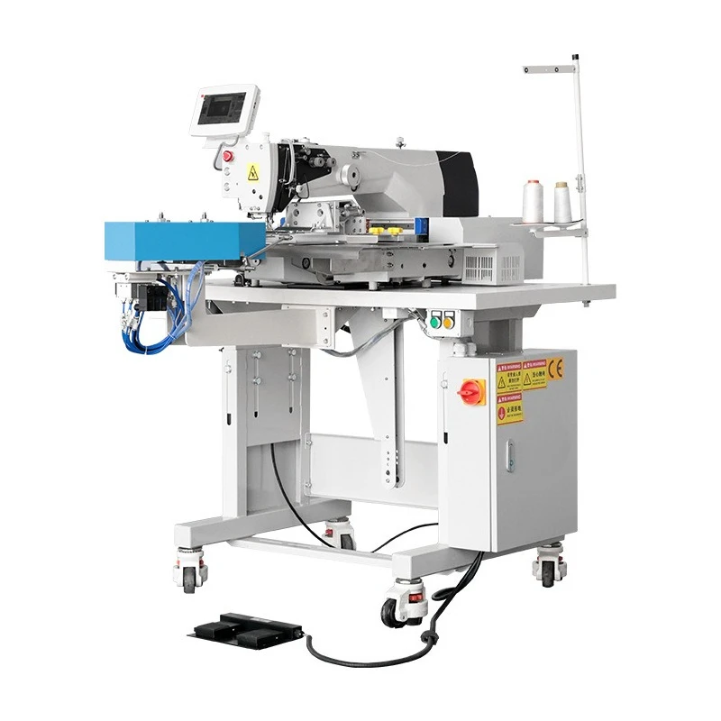 Mattress handle with automatic sewing machine, automatic mattress handle sewing machine
