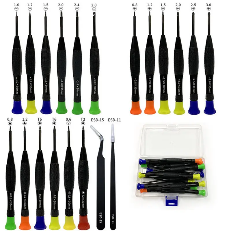 

Professional Mobile Phone Repair Tools Kit Spudger Pry Opening Screwdriver Set for iPhone X XR XS 8 7 6S 11 12 13 Hand Tools