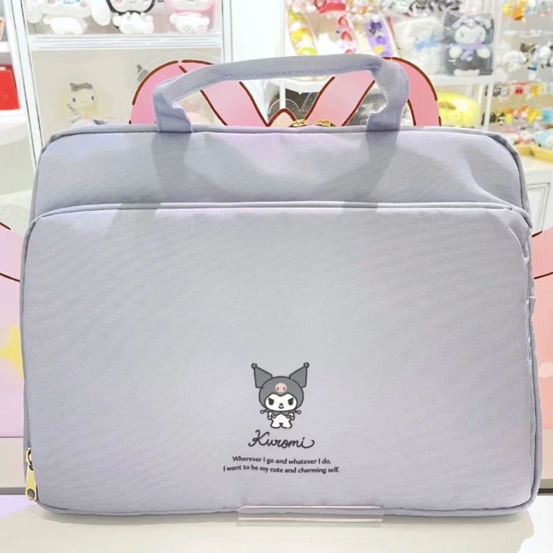 New My Melody Cinnamoroll Kuromi Kitty Nylon Seismic Sanrio Cartoon Computer Bag 11 13-Inch Tablet Ipad Portable Inner Bag Gifts