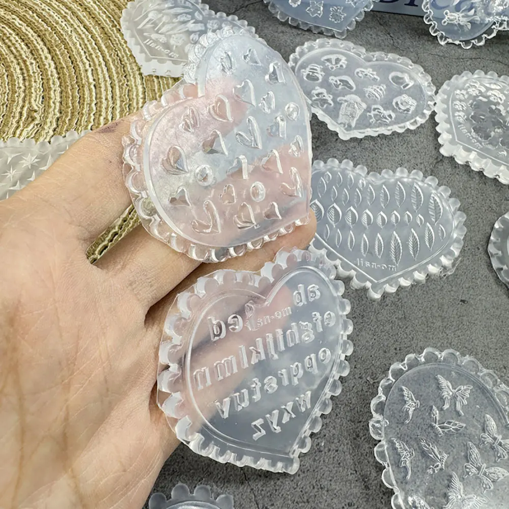 For Fun Shell Flower Leaf Tulip Butterfly Silicone Mold for Beauty Nail Art DIY Handmade Tool Small Beads UV Resin Clay Molds