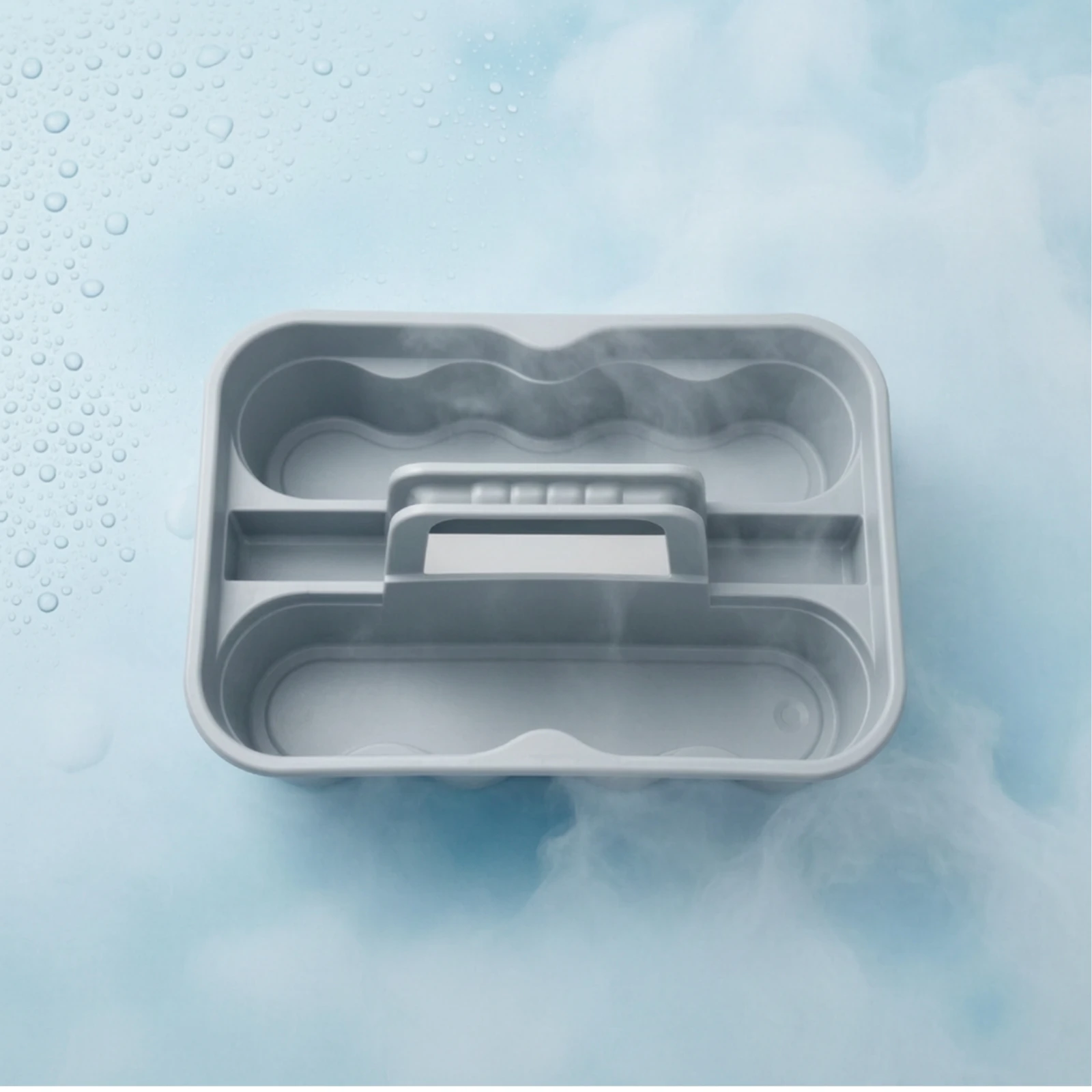 Car Detailing Supply Basket Rigid Handheld Tool Basket Plastic Cleaning Carrier with Carry Handle Easy to Clean for Garage
