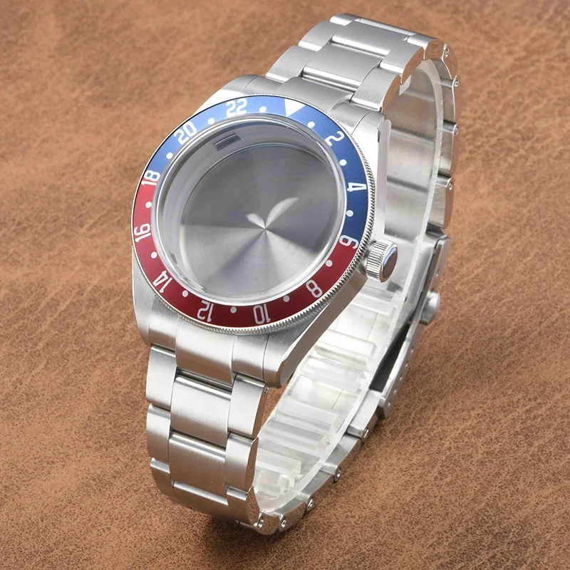 

2025 HEIMDALLR GMT Watch Case 39mm Stainless Steel Diving Watch Case Sapphire Glass Waterproof Fit For NH34A Automatic Movement