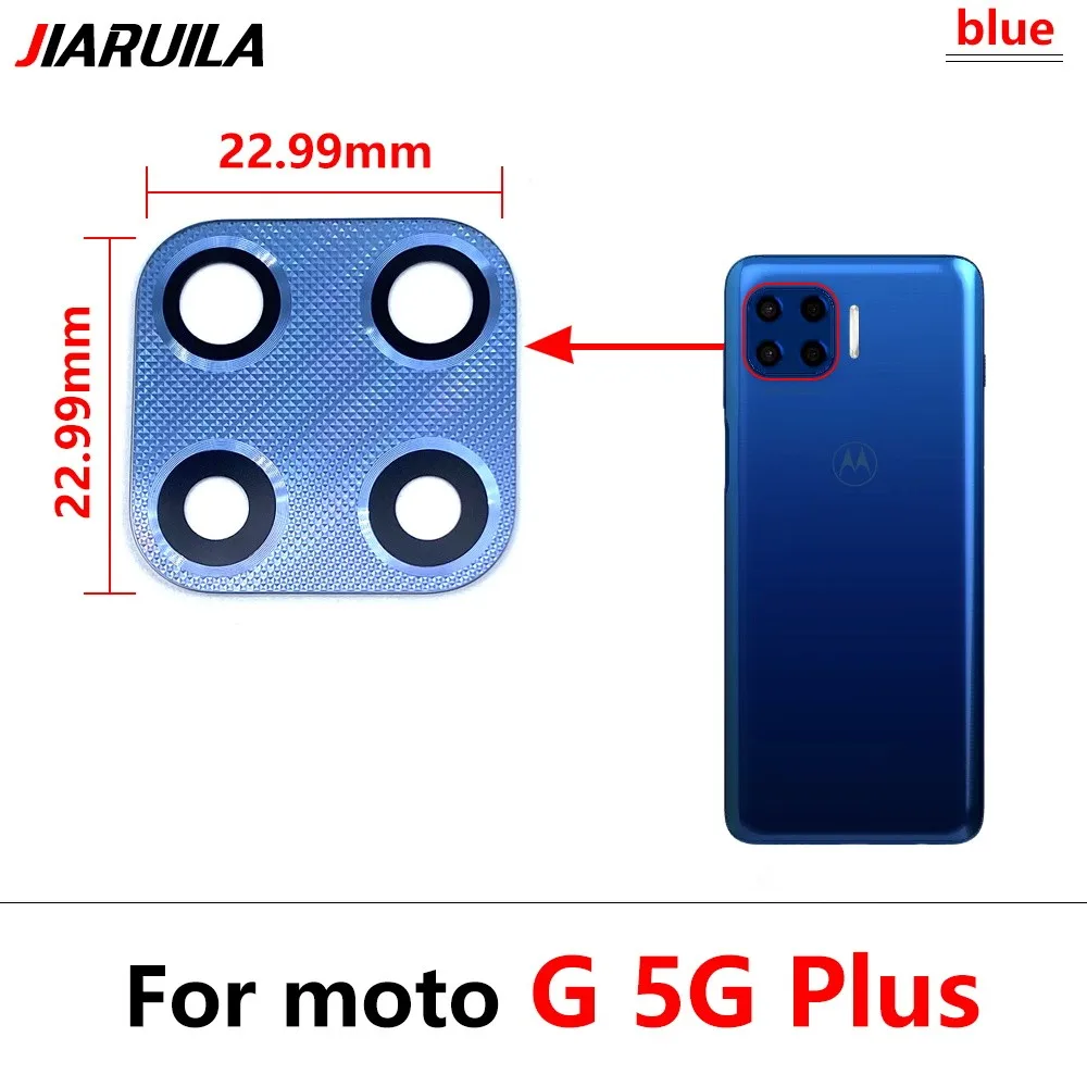 NEW Replacement For Moto G Power 2021 Stylus 5G Plus G30 Camera Glass Lens Back Rear Camera Glass Lens With Glue Sticker