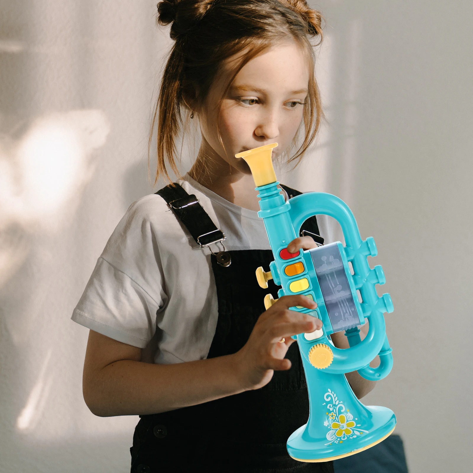 Trompette pour enfants, 1 ensemble, Mini Instrument éducatif, améliore le potentiel artistique et l'hémhousiasme musical, corne d'apprentissage pour enfants