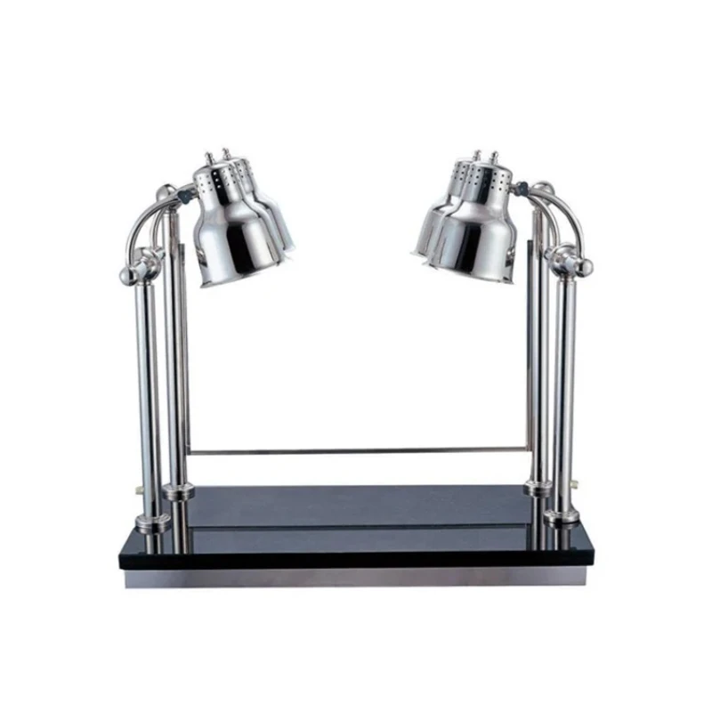 

Stainless steel electric 4 heating lamp engraving station buffet