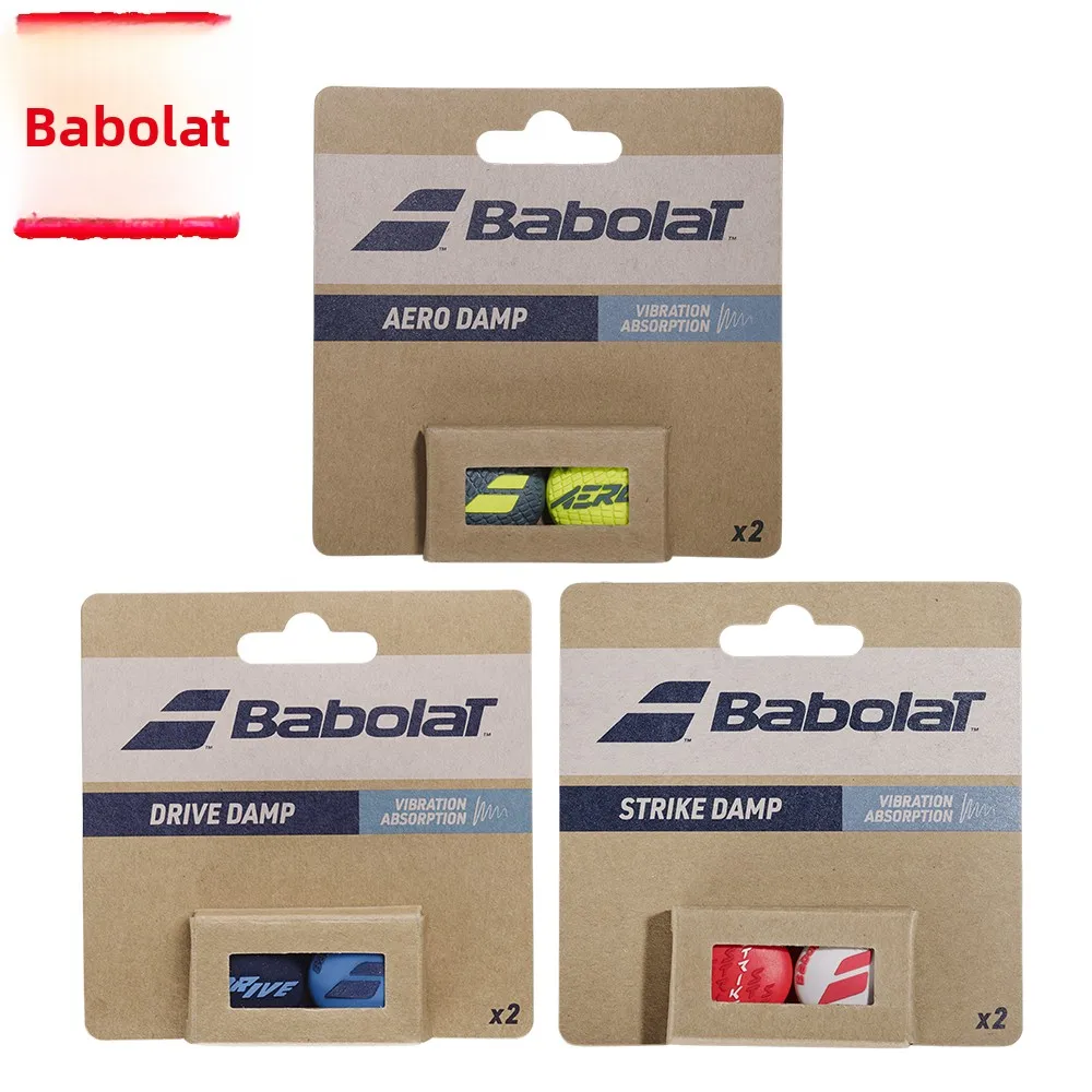 Amortiguador Babolat AeroDriveStrike, amortiguador de golpes para tenis, juego de 2 piezas, suministros para fanáticos del de...