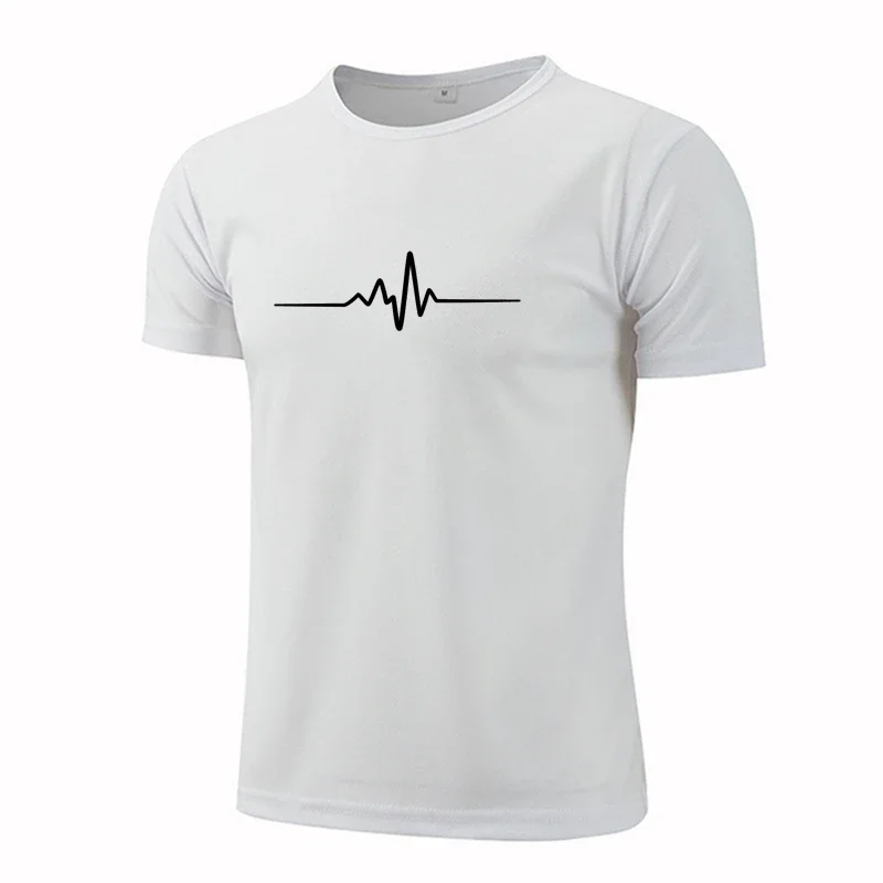 Silk quick-drying short-sleeved summer running sports lightweight breathable round-neck