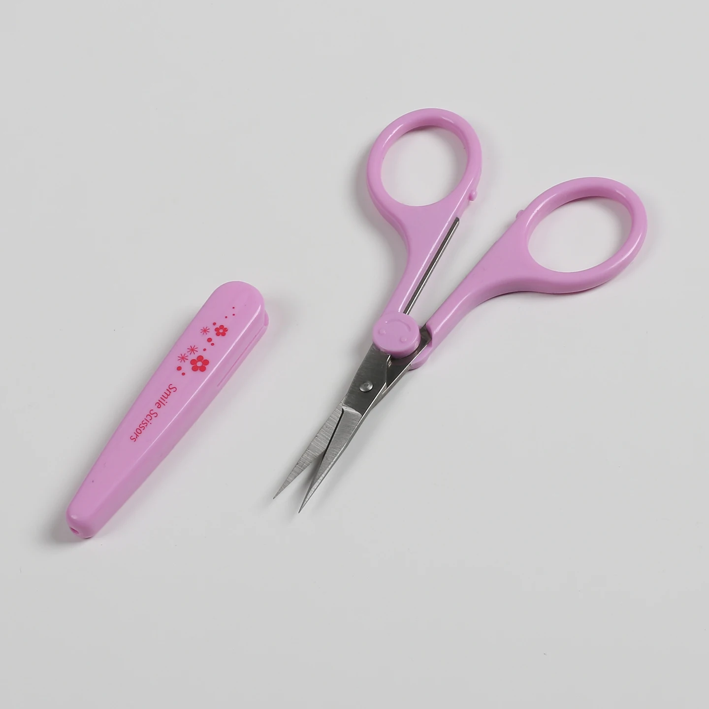 Picture 4: Stainless Steel Small Scissors with Protective Sheath Office Handheld Use Ideal for Handicraft Paper Cutting and Household Use