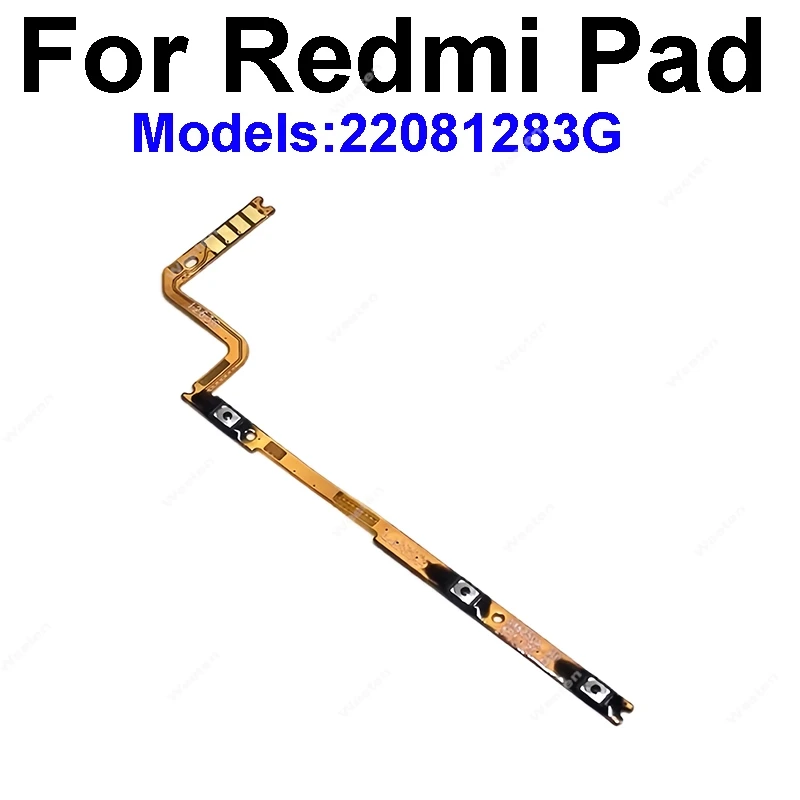 Volume Up/down Side Button Flex Cable For Xiaomi Redmi Pad SE Pro 22081283G Power Key Switch Button Flex Ribbon Repair Parts