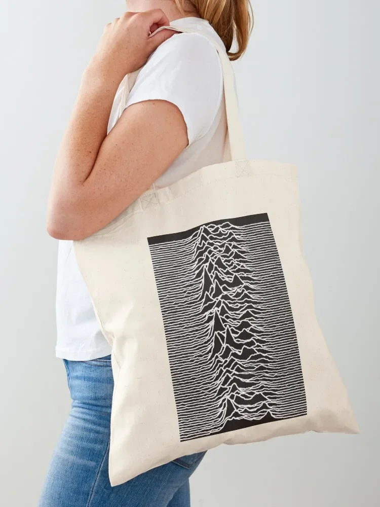 Unknown Pleasures Tote Bag Canvas shopper bag women