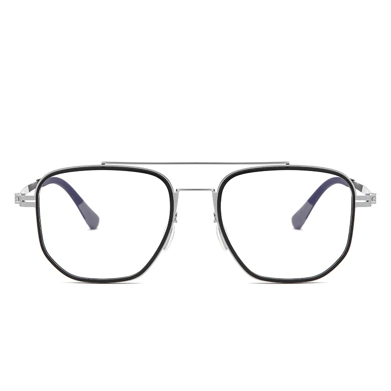 BLMUSA New Ultralight Pilot Anti Blue Light Prescription Glasses Men Fashion Large Frame Myopia Progressive Optical Eyeglasses - Image 5
