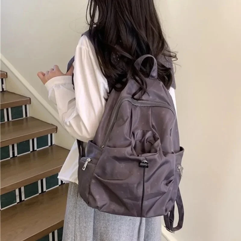 Star Backpacks Korean Style Cartoon Waterproof Large Capacity School Bag For Teen Girls Women Daily Commute Travel Backpacks New