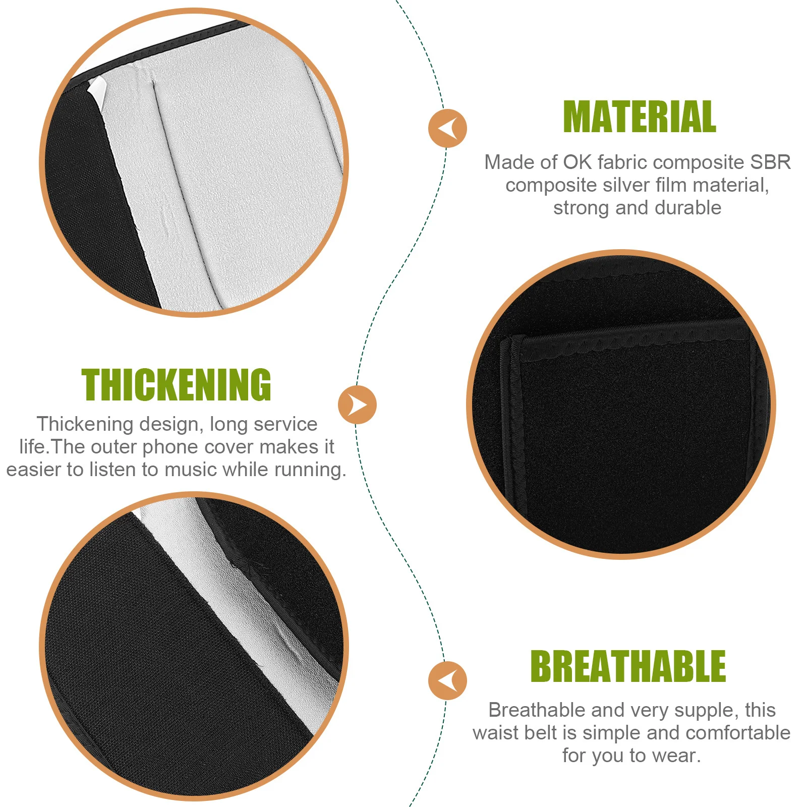 

Sports Waist Trainer Belt Breathable Lumbar Support Brace for Women Fitness Sweat Absorption Quick Drying Toning Exercise