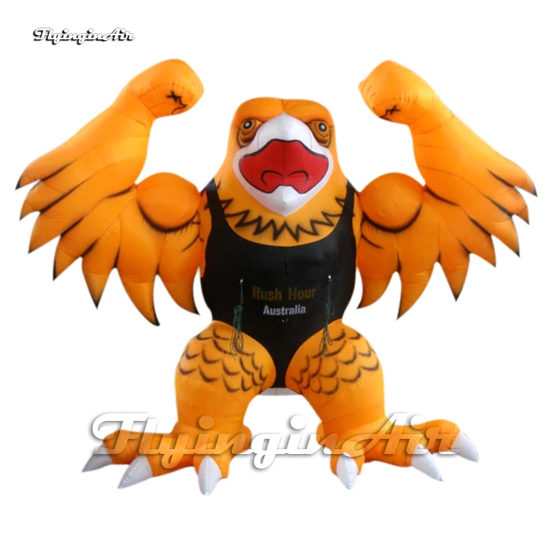 

Large Advertising Strong Inflatable Eagle Balloon Cartoon Animal Mascot Model For Parade Event Show