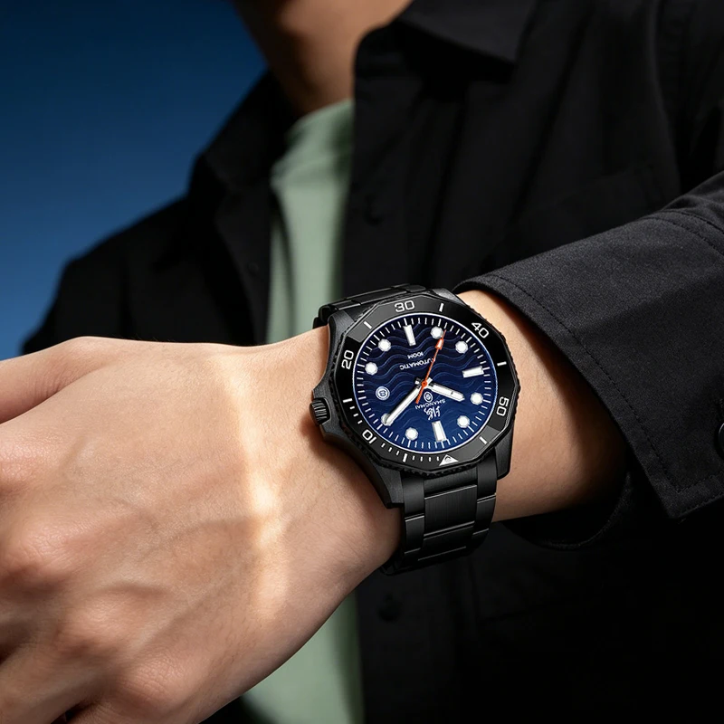 Shanghai Men's Dive Watch 100M Ceramic Bezel