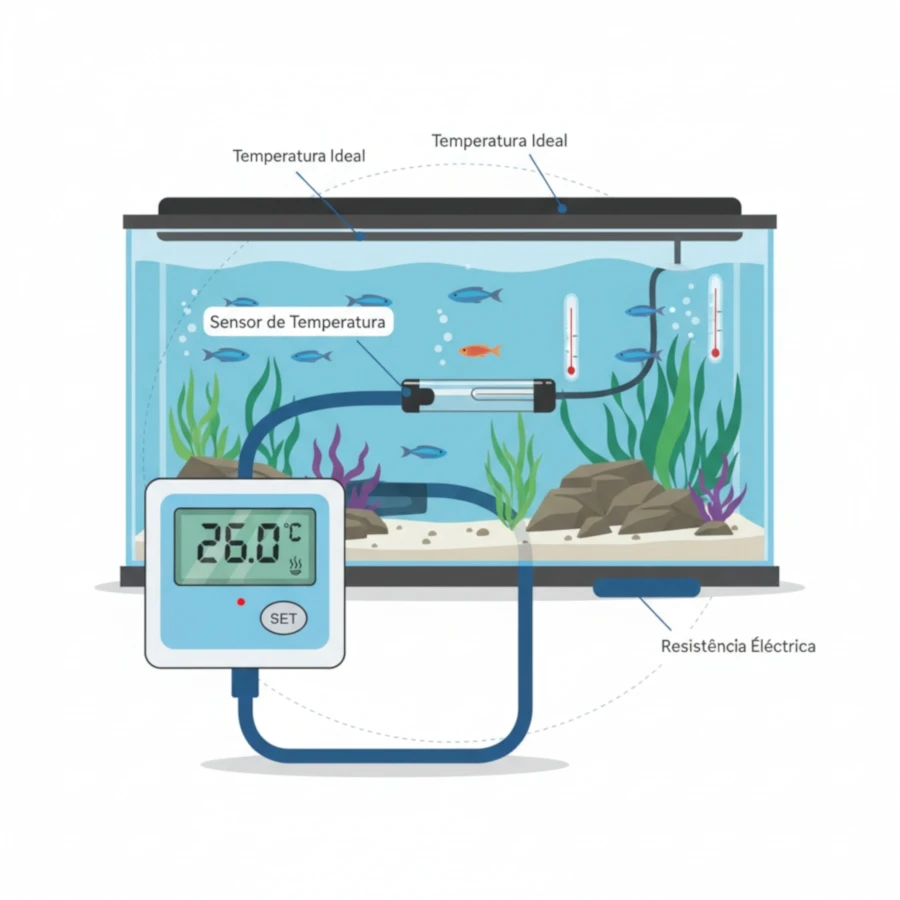 Termostato para aquário: como controlar a temperatura ideal para seus peixes