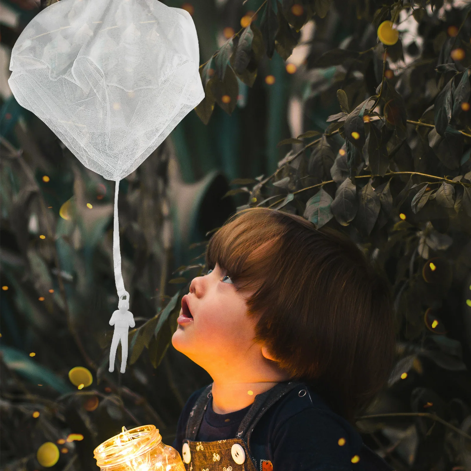 8pcs Kids Parachute Parachute Plaything Toy for Graffiti Flying Outdoor Mini Soldier Flying Toys Plaything Gift