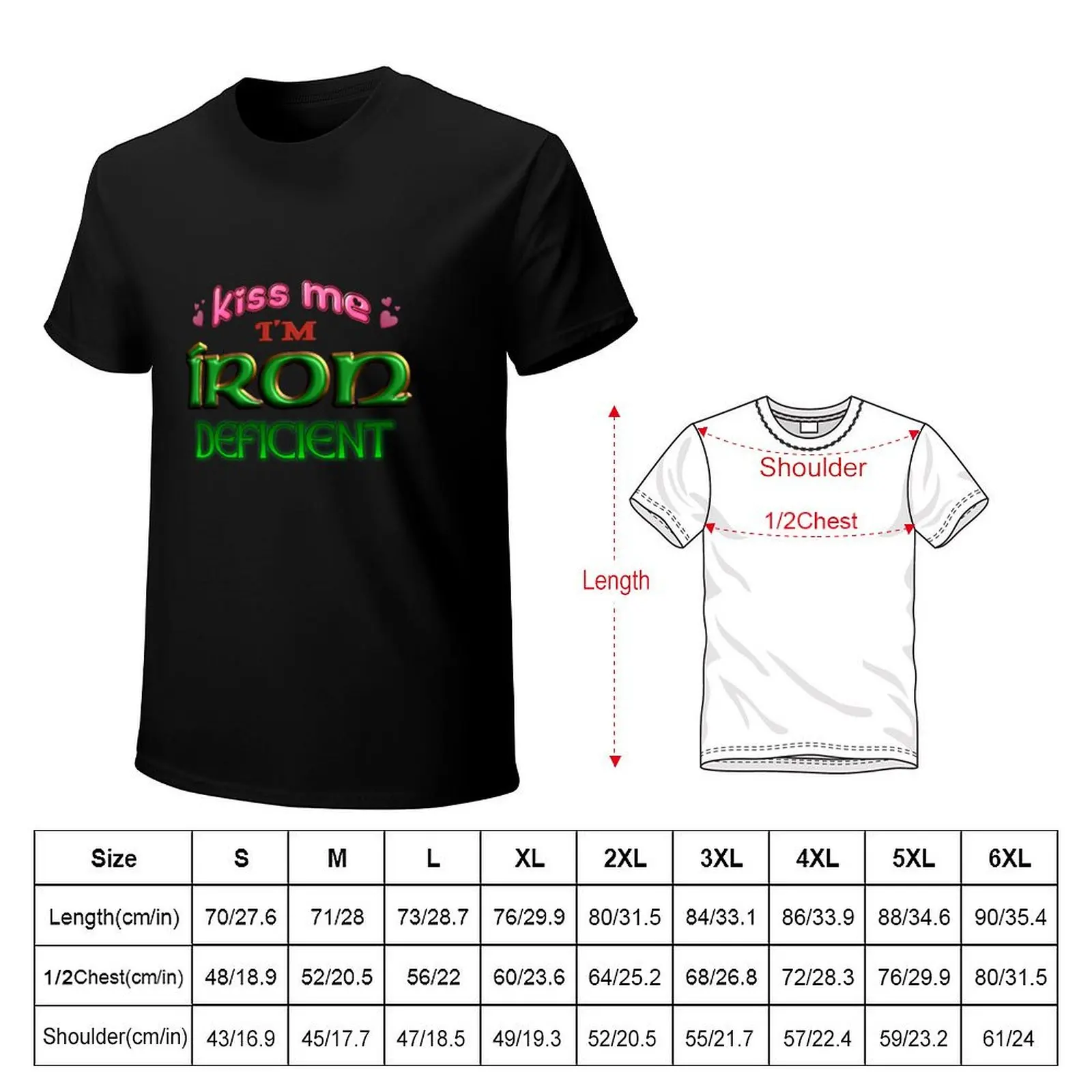 Kiss Me I'm Iron Deficient Funny St. Patrick's Day Irish Anemia T-Shirt Quick Dry Fishing T-Shirt