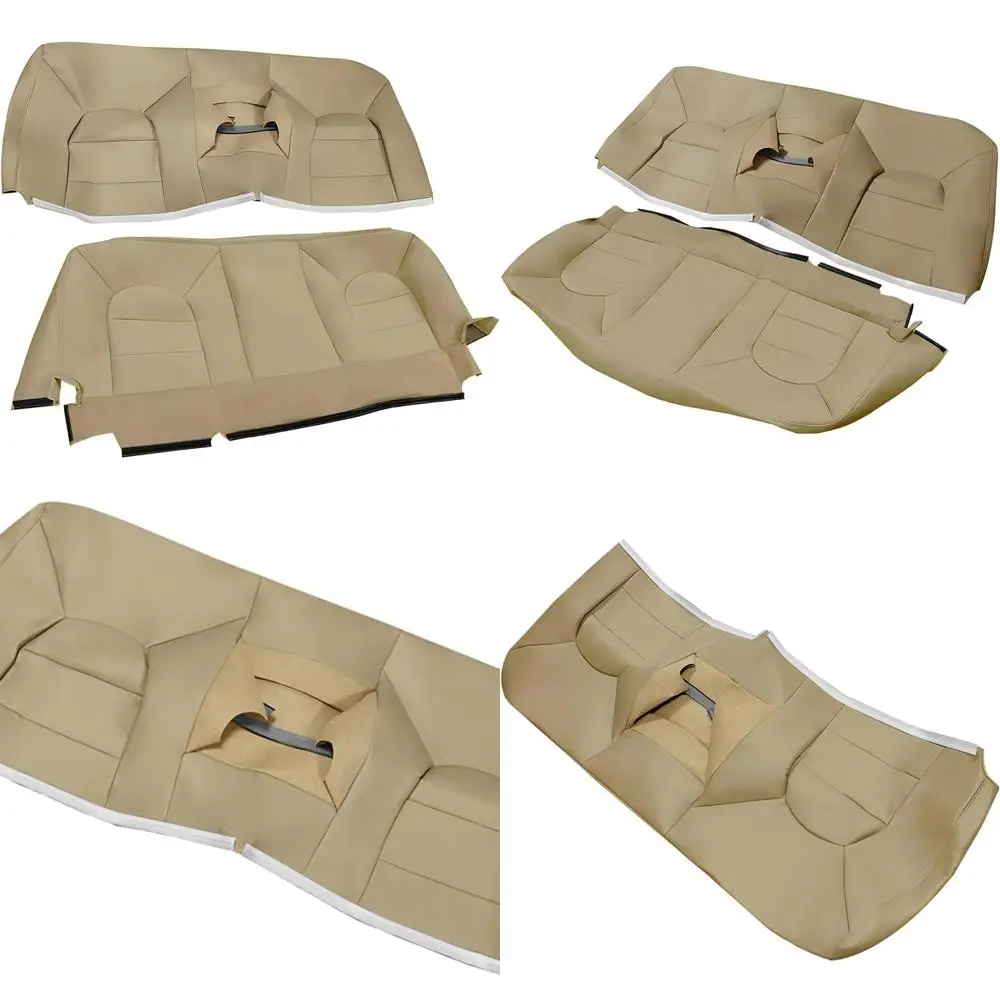 

Сменный чехол на заднее сиденье нижней и верхней части стойки, коричневый, подходит для Ford F250 F350 F450 F550 Lariat 1999-2000, кожа из микрофибры