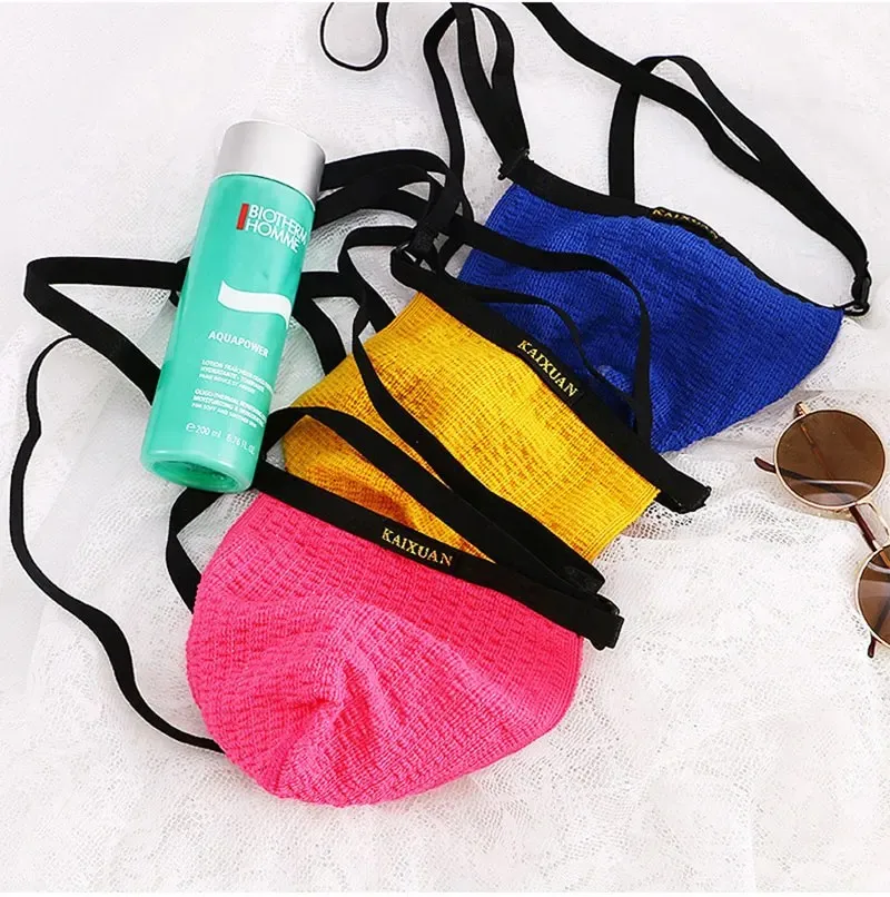 Men\'s Fashion Underwear Gays Low Waist Jockstrap Sissy Funny Thin Straps Knitted Thongs Homme Tangas Hombre Boys Bikini Panties