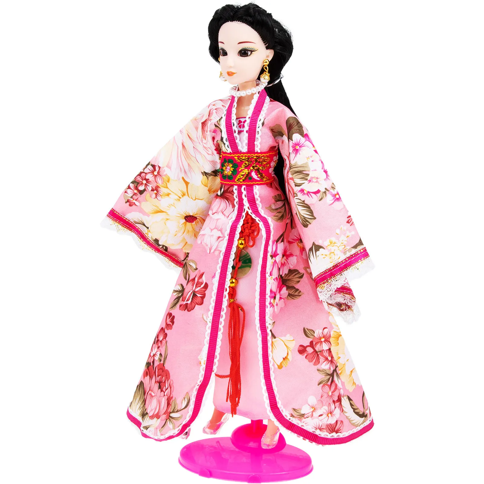 

Traditional Chinese Hanfu Styled Mini Figure 12 Flexible Joints Exquisite Craftsmanship Ideal for Kids Pretend Play and Costume