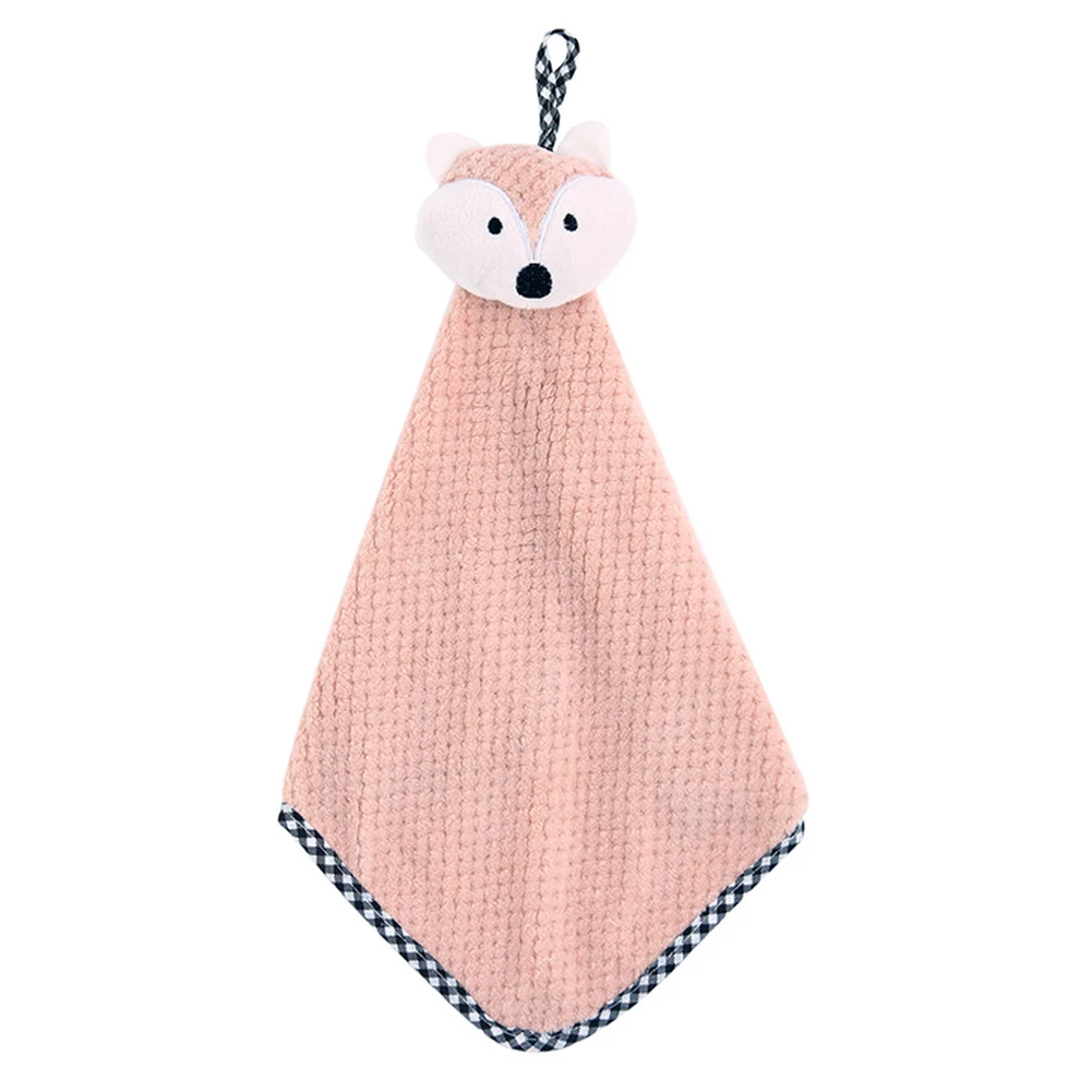 Kitchen Towel Absorbent Towel Bathroom Decor Charming Design Cleaning Rag Exceptional Absorbency Gentle Material Hanging Hole