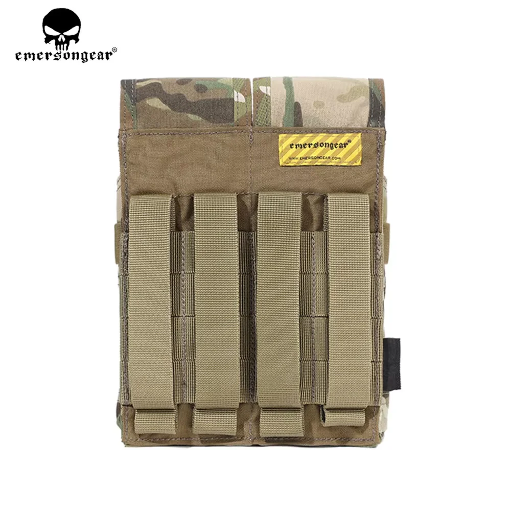 Emersongear Tactical 7.62 Double Magazine Pouch 762 Mag Bag For AK Rifle Panel Outdoor Airsoft Hunting Hiking 500D Nylon EM6411