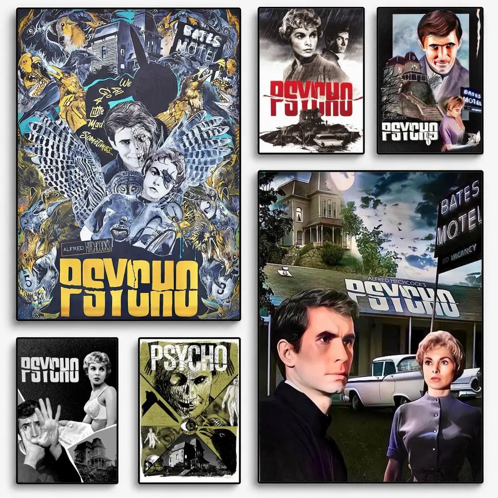 Horror Movie Psycho Poster Room Home Decoration Interior Wall Art Printing Garage Posters Gift