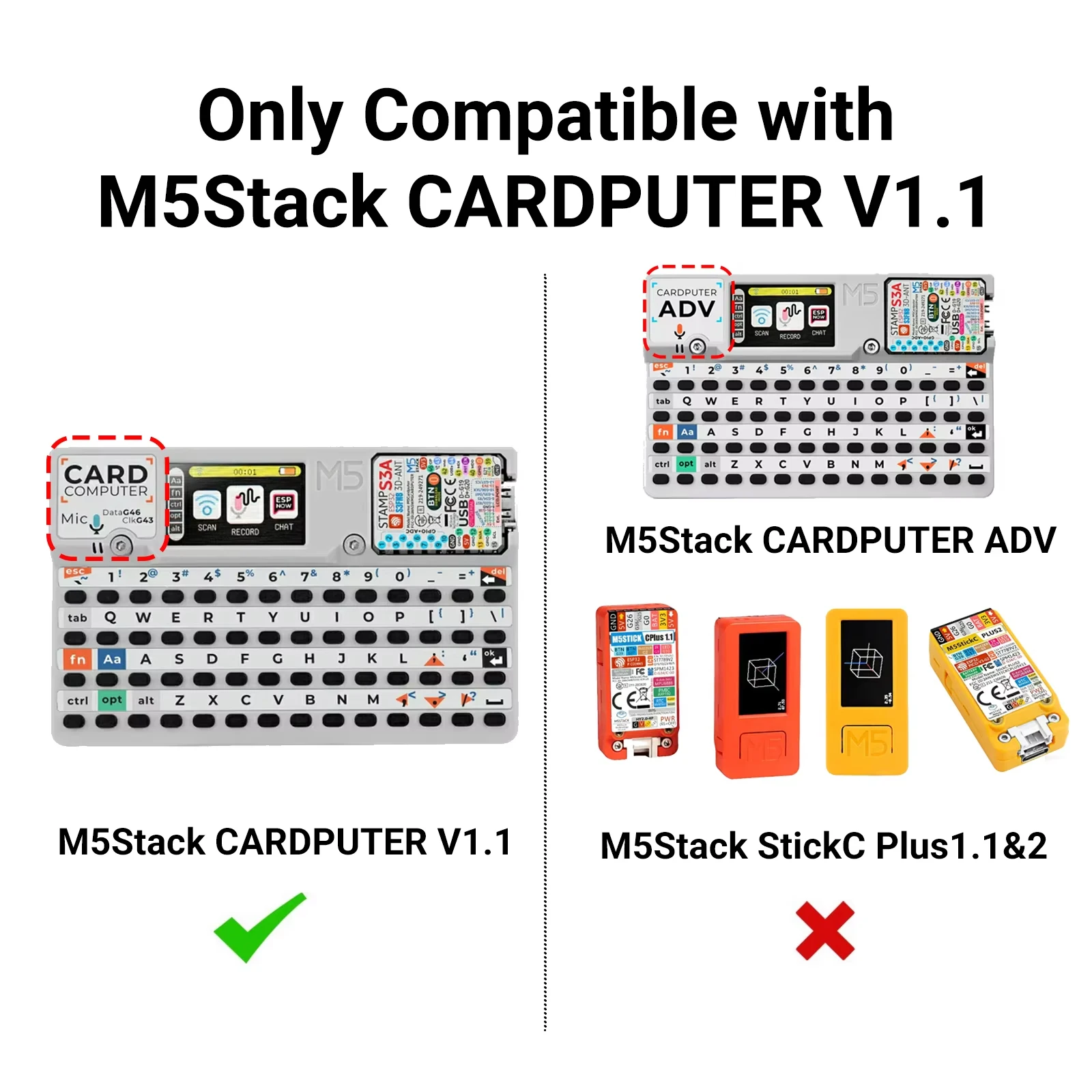 M5stack CardPuter CC1101 NRF24 - огляд і ціна Rf 433Mhz Module